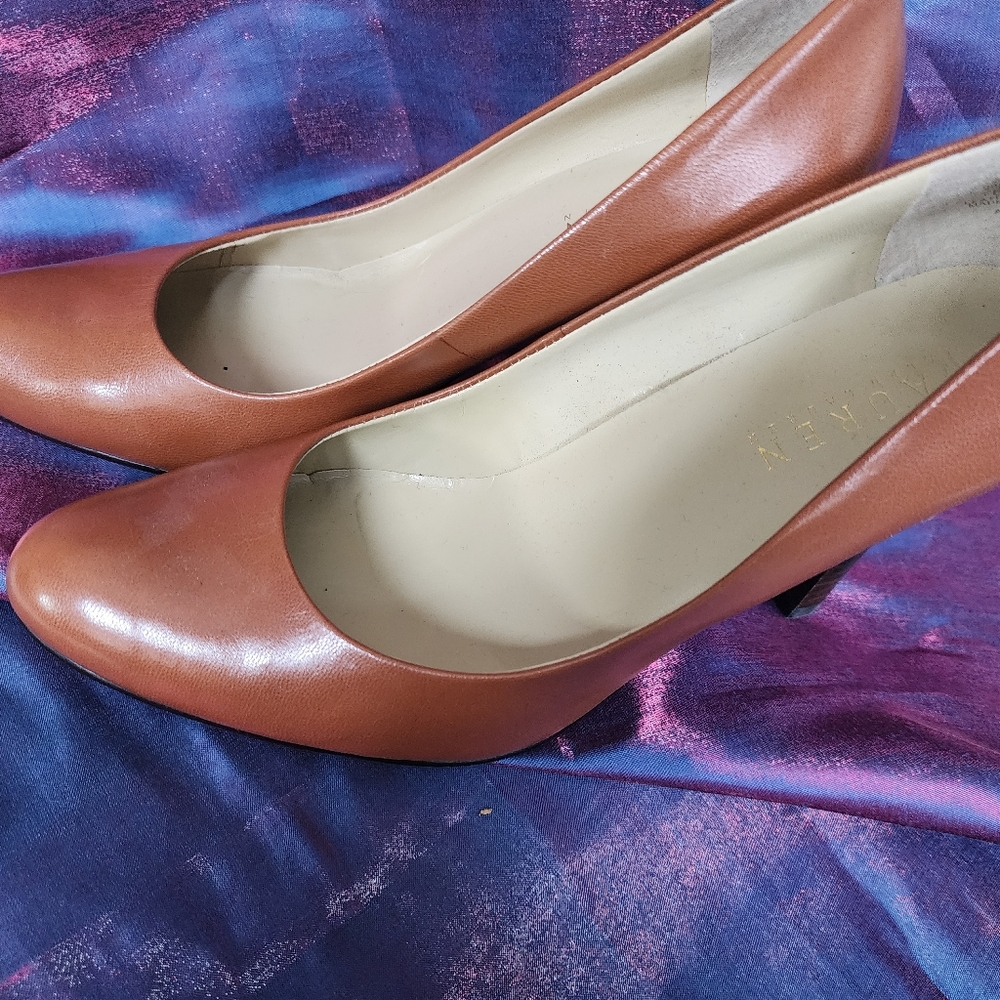 Lauren Ralph Lauren Women's Caramel Heels